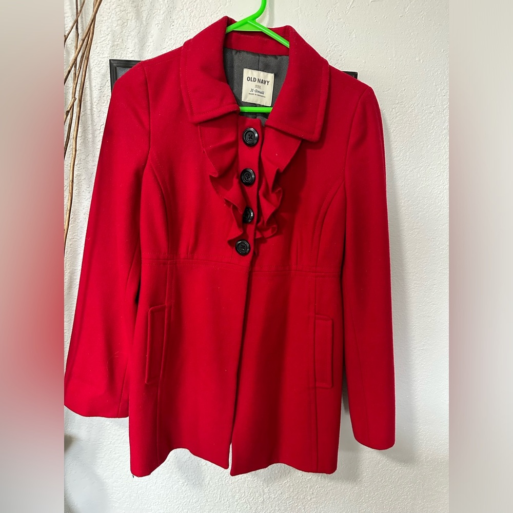 Old Navy XS red coat
